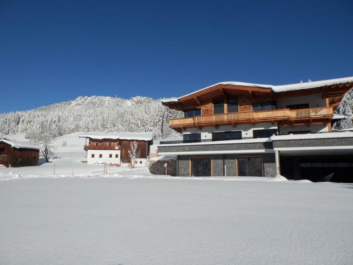 Ferienwohnung App. Mountain View Fieberbrunn Bagian luar foto