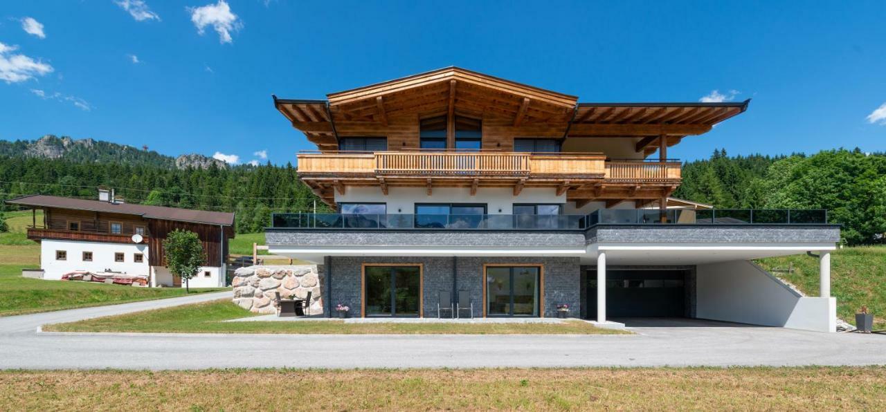 Ferienwohnung App. Mountain View Fieberbrunn Bagian luar foto